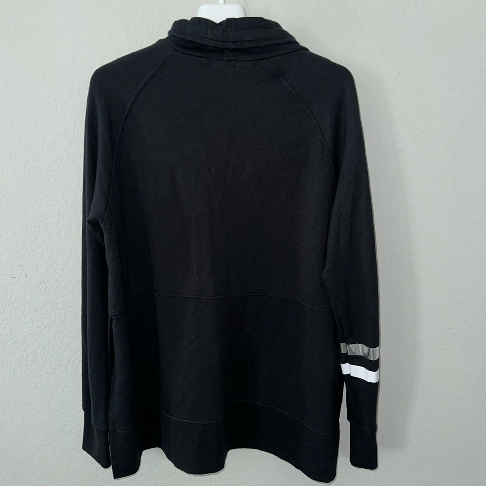 Peloton Legacy Funnel Neck Pullover Sweatshirt Black Small Cowl Neck - Picture 5 of 5